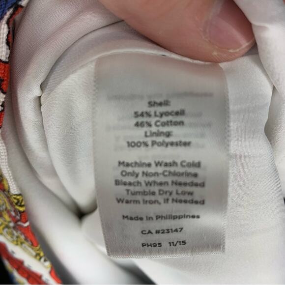 Talbots Colorful Paisley Skirt - Picture 4 of 4